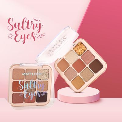 Matt Look Sultry Eyes Long Lasting Eye Shadow Palette, Carnival Fest-01 13.5 gm - Eye Shadow Palettes