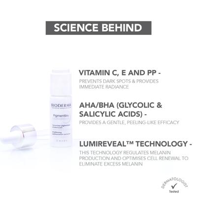 Bioderma Pigmentbio C- Concentrate Brightening Cream Corrector Pigmentation Disorders 15 ml - Face Serum