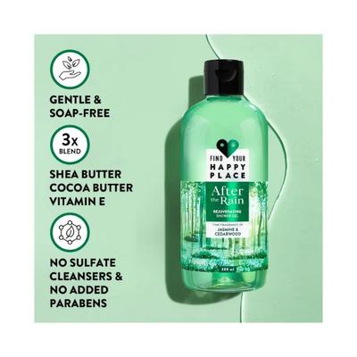 Find Your Happy Place After The Rain Shower Gel Jasmine & Cedarwood 300 ml - Shower Gels & Body Wash