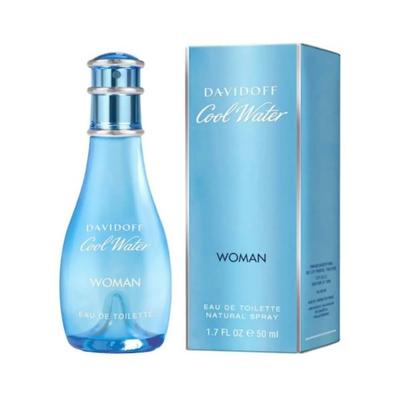 Davidoff Cool Water Woman Eau De Toilette Spray 50 ml - Women Perfumes (Edt/Edp)