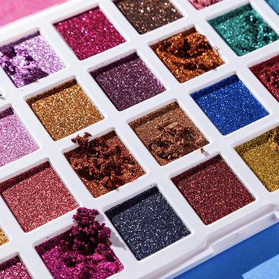 Pigment Play Rainbow Glow Max Effect Glitter Palette - One Love 50.4gm - Face Palettes