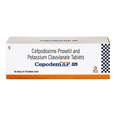 Cepodem XP 325mg Tablet 10'S - Bacterial Infections-Cep
