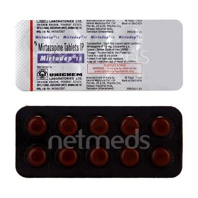 Mirtadep 15mg Tablet 10'S - Depression-Ant
