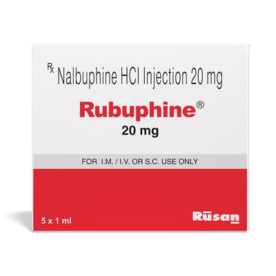 RUBUPHINE 20mg Injection 1ml - Pain relief-Ana