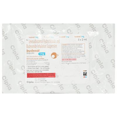 Budesal 1mg Respules 5X2ml - Asthma/COPD-Ast