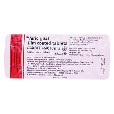 GANTRA 10mg Tablet 14's - Heart Failure-Car