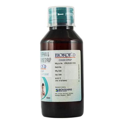 BIOKOF D Syrup 100ml - Cough And Cold-Cou