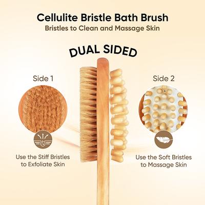Vega Cellulite Bath Brush Dry Body Brush & Massage For Men & Women, Body Scrubber Brush (Nba-1/1) - Loofahs & Sponges