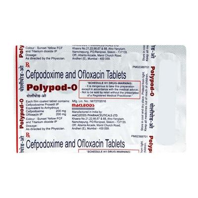 Polypod O Tablet 10'S - Bacterial Infections-Cep