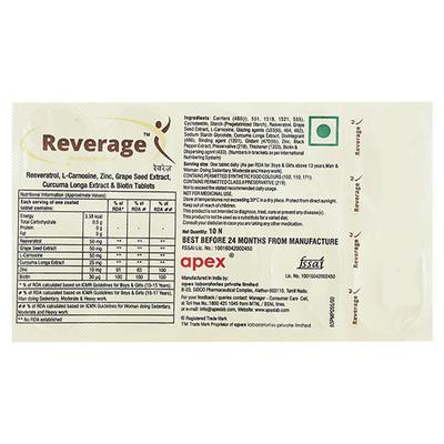 REVERAGE Tablet 10's - Supplements-Sup