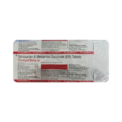 TELMIJUB BETA 50 Tablet 15's - Hypertension-Ana