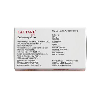Lactare Capsule 30'S - Supplements-Sup
