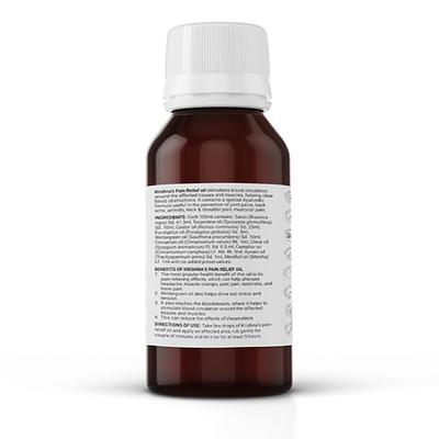 Krishna's Herbal & Ayurveda Pain Relief Oil 50 ml - Pain Relief (Ayush)
