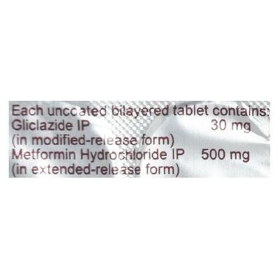 Glycinorm M OD 30mg Tablet 10'S - Diabetes-Ant