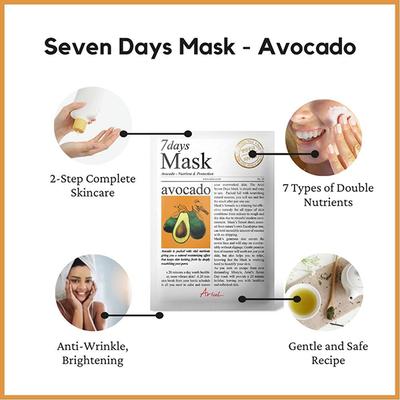 Ariul Seven Days Mask Avocado 20 ml - Sheet Masks