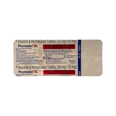 MONTEDER BL Tablet 10's - Allergies-Ant