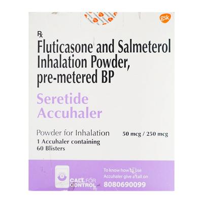 SERETIDE ACCUHALER 50/250mcg Blister 60's - Asthma/COPD-Ast
