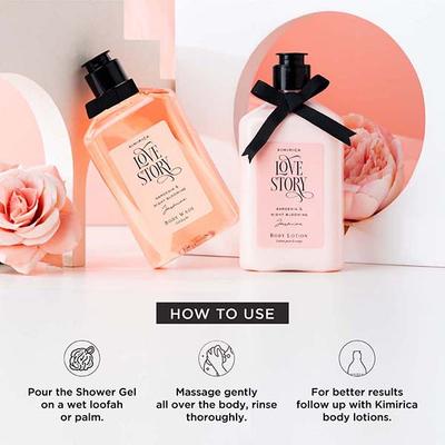 Kimirica Love Story Gardenia And Night Blooming Jasmine Shower Gel And Body Lotion Duo 540 ml - Others