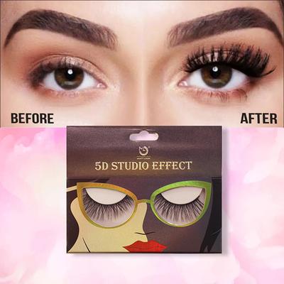 Matt Look 5D Studio Effect Luxury Eyelashes Collection with Strong Adhesive, 01-Exotic 1's - Eyelashes