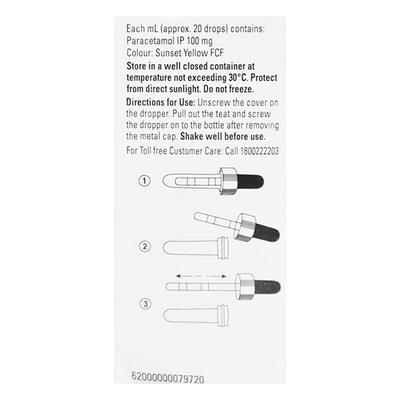 Calpol Peppermint Flavour Paediatric Drops 15ml - Fever-Ana