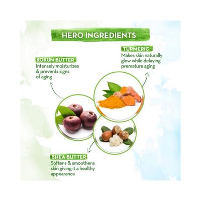 Mamaearth Ubtan Body Lotion with Turmeric & Kokum Butter for Glowing Skin 200 ml - Face Moisturizers