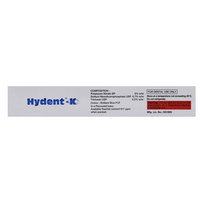 HYDENT K Oral Gel 100gm - Oral Care - P-Mou