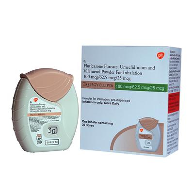 TRELEGY ELLIPTA 30md Inhaler 1's - Asthma/COPD-Ast