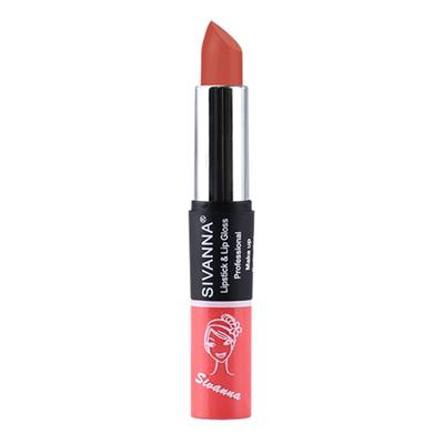 Sivanna Colors 2 in 1 Lipstick & Lip Gloss - DK061 22 20 gm - Lip Glosses