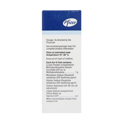 Solu Medrol 1gm Injection 8ml - Hormonal Therapy-Cor