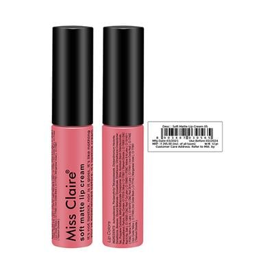 Miss Claire Soft Matte Lip Cream 05 6.5 Gm - Lipsticks