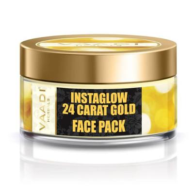 Vaadi Herbals 24 Carat Gold Face Pack - Vitamin-E & Lemon Peel 70 gm - Face Packs