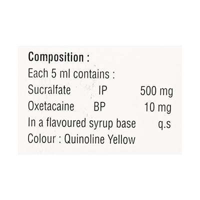 Sucrace O Suspension 200ml - Ulcer/Reflux/Flatulence-Aaa