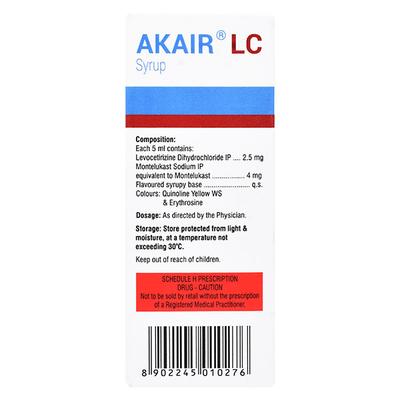 AKAIR LC Syrup 60ml - Allergies-Ant