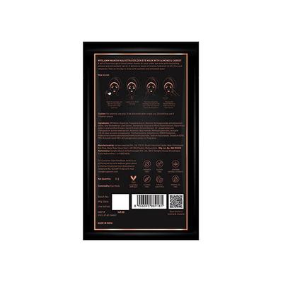 Manish Malhotra Beauty By MyGlamm Revitalizing Golden Eye Mask With Almond & Carrot 4 gm - Eye Masks