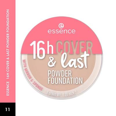 Essence 16h cover & last powder Foundation - 11 8 gm - Foundation