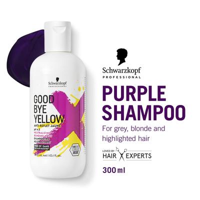 Schwarzkopf Professional Goodbye Yellow Neutralizing Shampoo pH 4.5 for silver hair and colored hair 300 ml - Shampoos