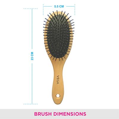 Vega Wooden Cushion Brush (E2 - CBB) 1's - Hair Brushes