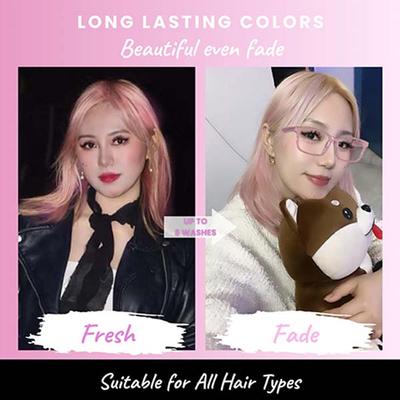 2.Oh! Semi Permanent Hair Color - Pastel Pink 100 ml - Crème