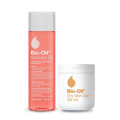 Perfect Skin Combo-Skincare Oil and Dry Skin Gel for Moisturized, Flawless Skin-Face and Body 175ml - Skin-Treatment