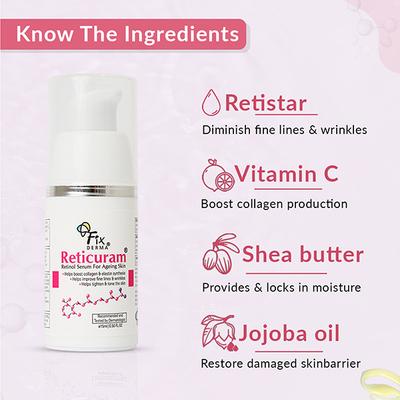 Fixderma Reticuram Face Serum 15 ml - Face Serum