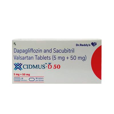 CIDMUS D 50 Tablet 10's - Heart Failure-Ant