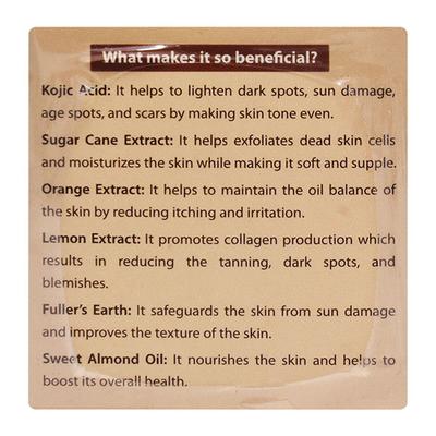 The Natural Wash De Tan Pack 50 gm - Face Scrubs