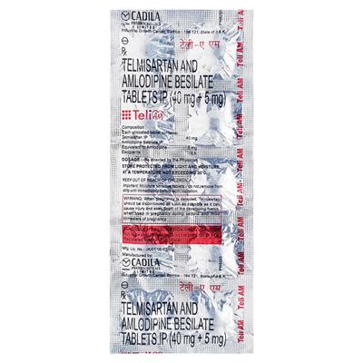 Teli AM 40mg Tablet 10'S - Hypertension-Ang