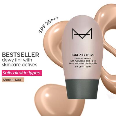 House Of Makeup Face Anything Luminous Skin Tint For Glass Skin - Medium Skin Tone (M-10) 35 ml - Bb & Cc Creams