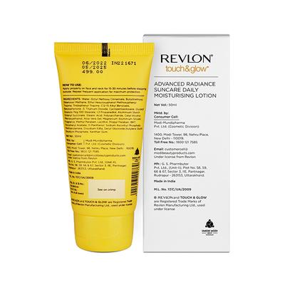 Revlon Touch & Glow Advanced Radiance Sun Care Daily Moisturizing Lotion SPF 50 50ml - Face Sunscreen