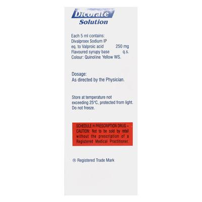 Dicorate Solution 100ml - Epilepsy/Convulsion-Ant