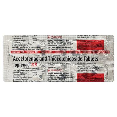 TOPFENAC MR Tablet 10's - Muscle Spasm-Mus