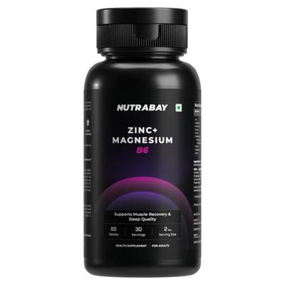 Nutrabay Zinc + Magnesium B6 Tablets 60's - General Health