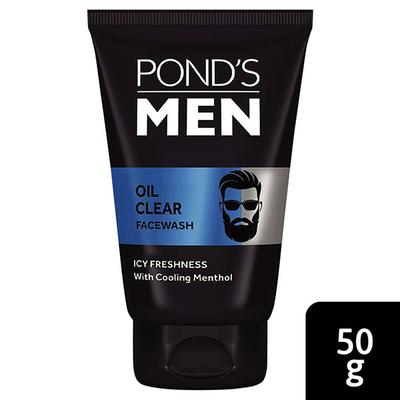 Pond's Men Oil Clear Facewash 50 gm - Face Moisturizers