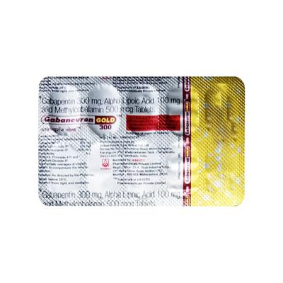 GABANEURON GOLD 300 Tablet 10's - Neuropathic Pain-Dru